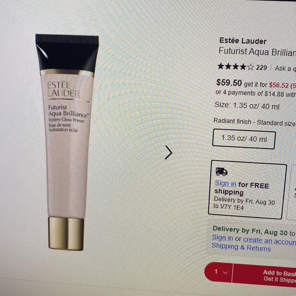 Estée Lauder Futurist Aqua Brilliance 45ml - Picture 3 of 3